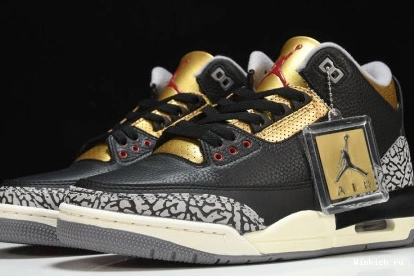 Air “Black 3 Jordan Gold” 1004